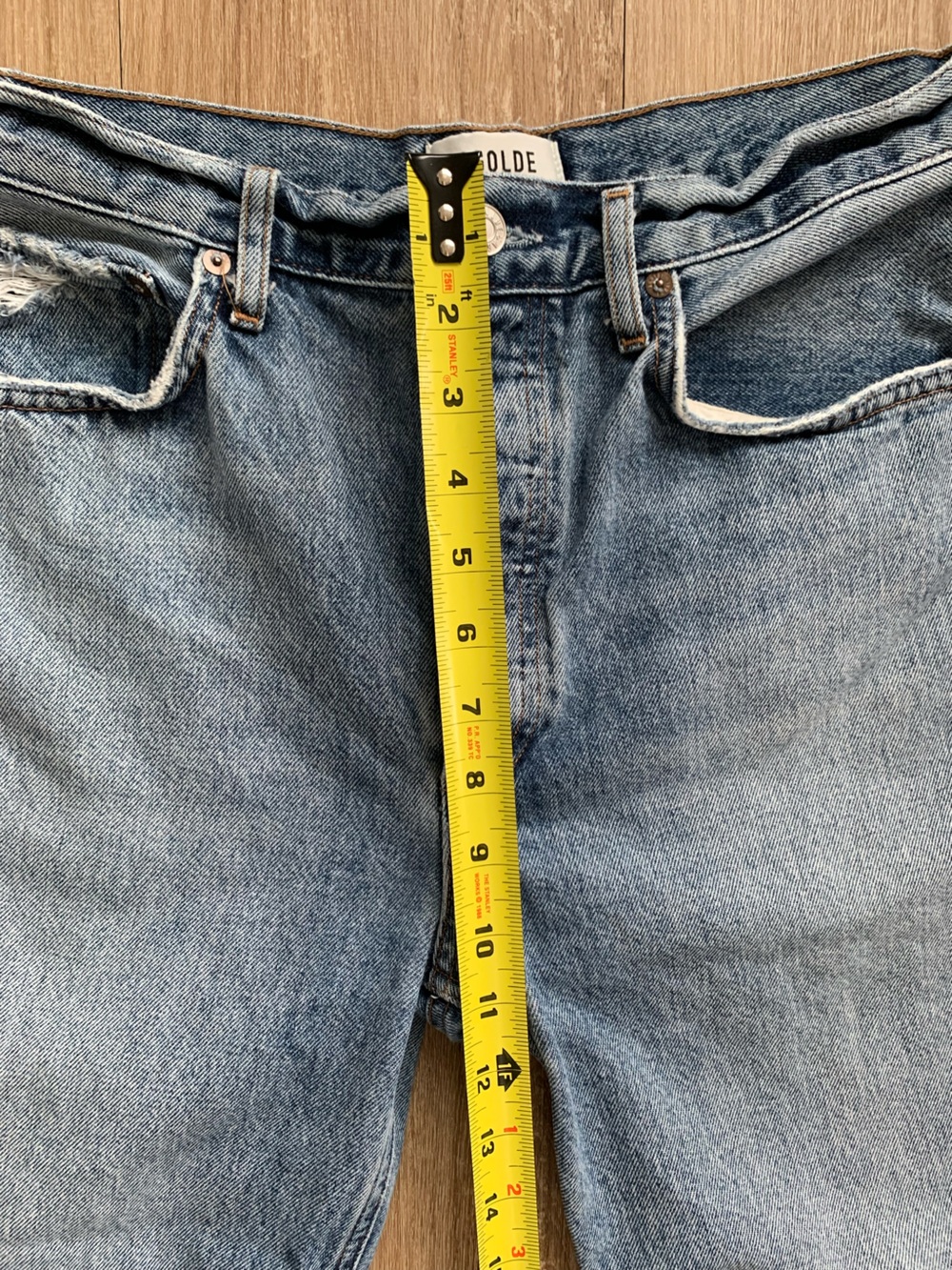 Agolde Riley Crop Jeans Size 29 - Picture 6 of 13
